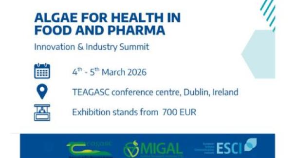 Algae for Health in Food and Pharma – Innovation & Industry Summit